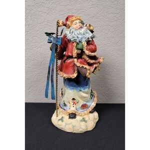 Christmas 11 in Resin Santa Figure Menards SKU-288-0371